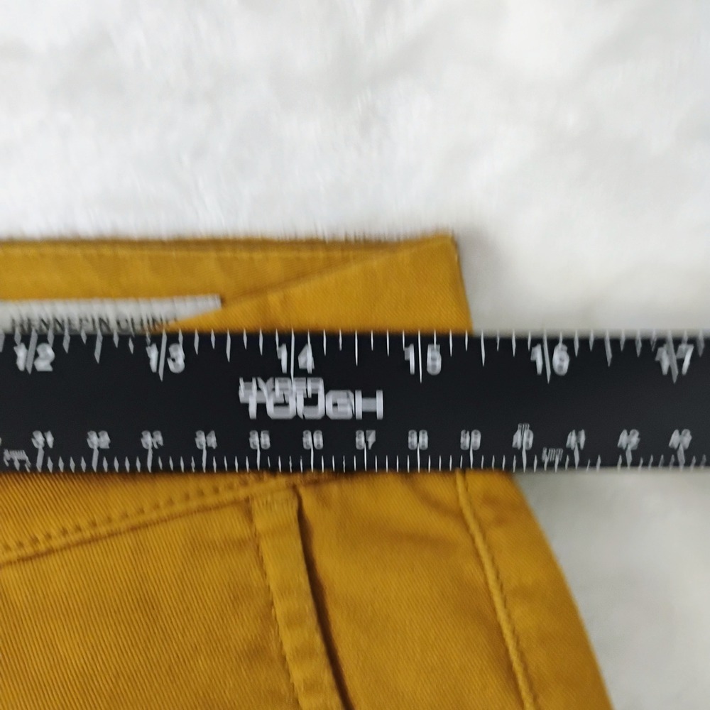 Goodfellow Hennepin Slim Chino Pants Mens 30x30 Mustard Gold Stretch NEW B - Picture 4 of 6